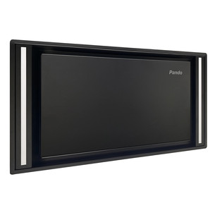 Pando GRX Slim, bez motora, platums 56 cm, melna - Iebūvējams tvaika nosūcējs