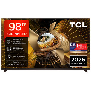 TCL X11L, 98", 4K UHD, SQD Mini LED, коричневый - Телевизор 98X11L