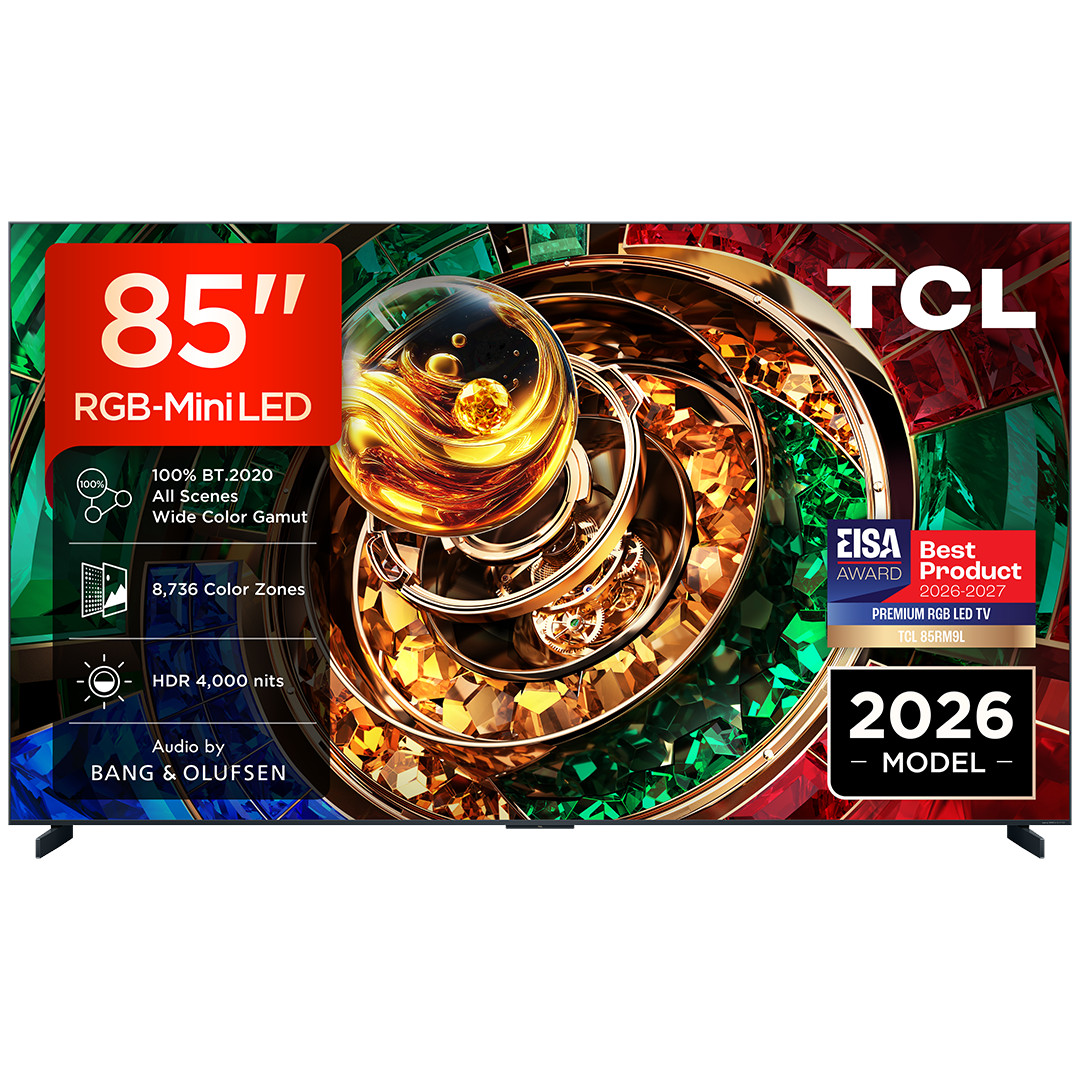 TCL RM9L, 85", 4K UHD, RGB-Mini LED, black - TV