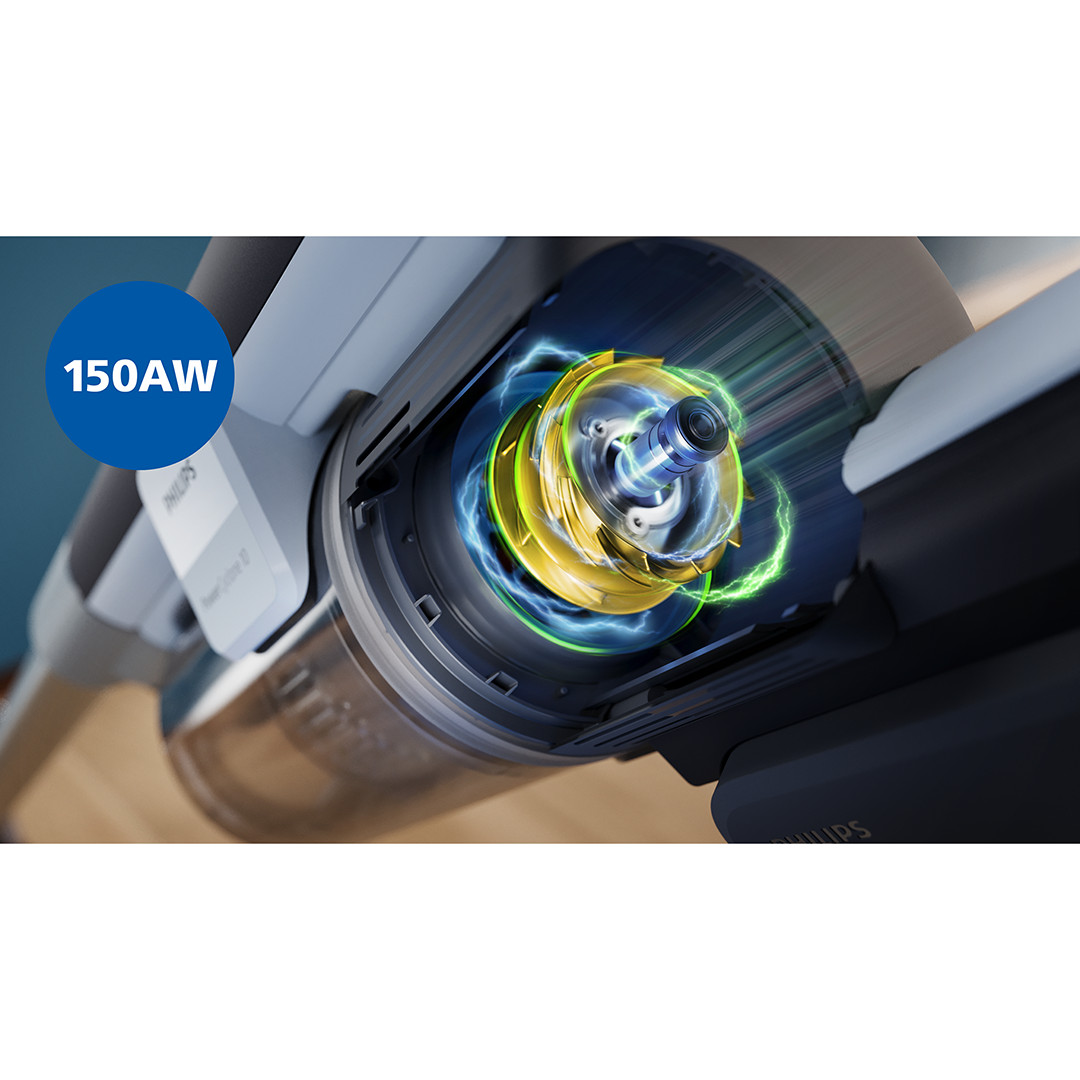 Philips PowerUp 30, orange/silver - Cordless vacuum cleaner