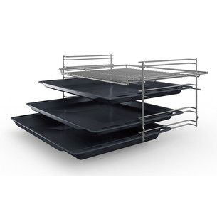 Bosch, Series 6, 63 L, pirolītiskā tīrīšana, platums 60 cm, balta - Elektriskā plīts ar indukcijas virsmu
