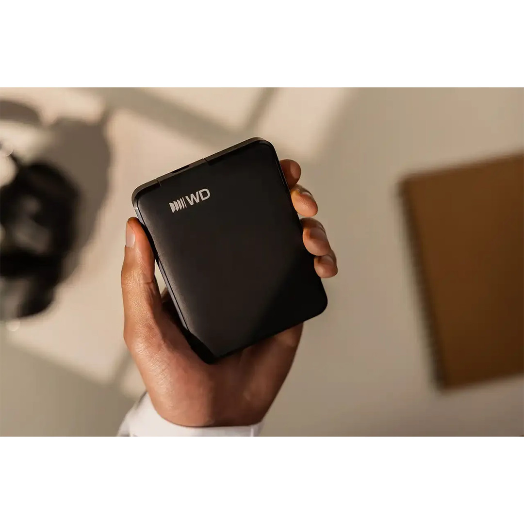 Western Digital Elements Portable (USB-C), 1 TB, melna - Ārējais HDD cietais disks