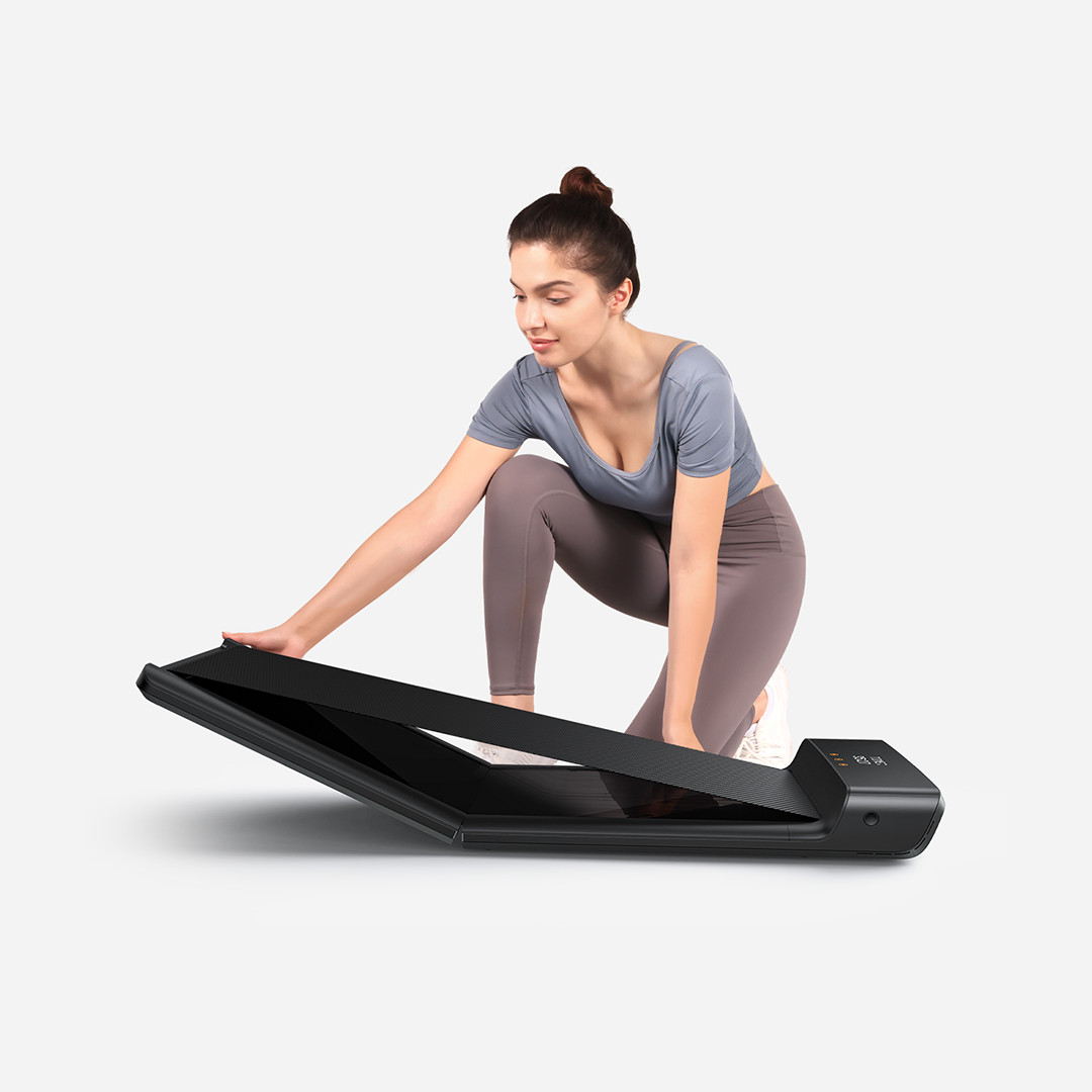 Kingsmith WalkingPad A1 Plus, melna - Salokāmais staigāšanas skrejceļš
