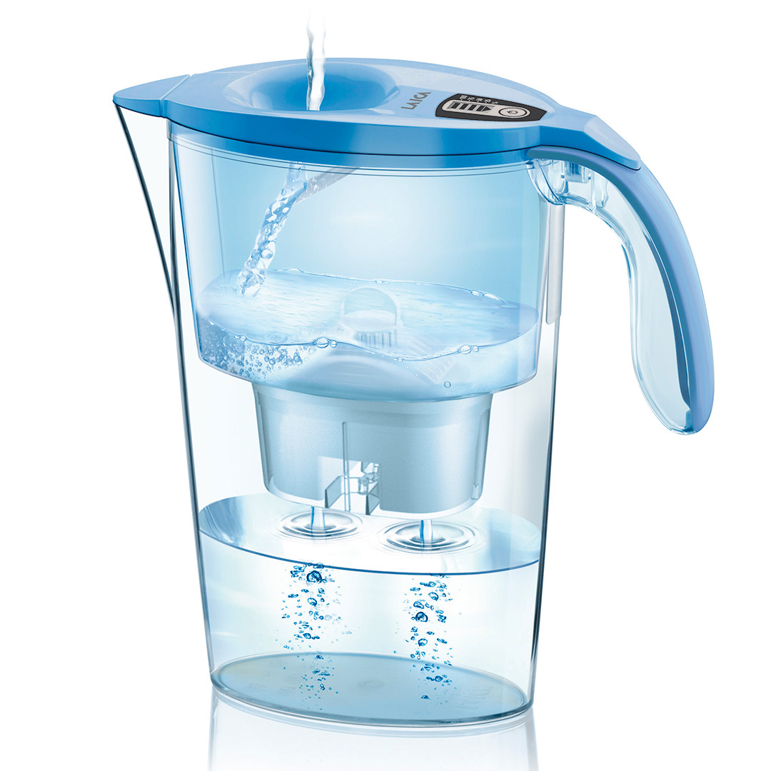 Laica Stream Line, 2.3 L, zila - Ūdens filtrēšanas krūze