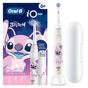 Braun Oral-B iO Kids Disney Stitch Angel, rozā - Elektriskā zobu birste