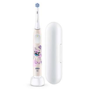 Braun Oral-B iO Kids Disney Stitch Angel, rozā - Elektriskā zobu birste