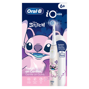 Braun Oral-B iO Kids Disney Stitch Angel, rozā - Elektriskā zobu birste