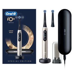 Braun Oral-B iO 9, Lunar Gold, zelta - Elektriskā zobu birste