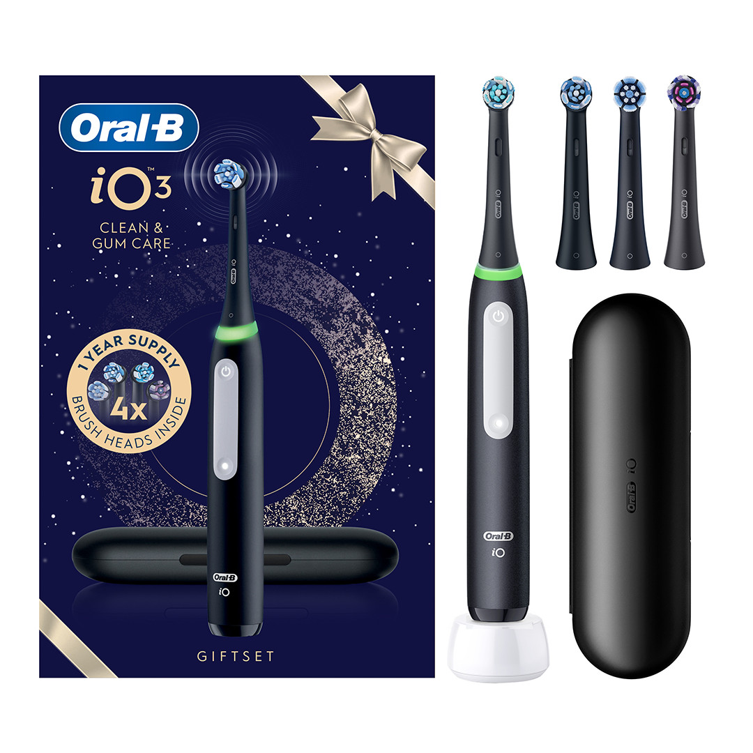 Braun Oral-B iO3, Limited Edition, melna - Elektriskā zobu birste