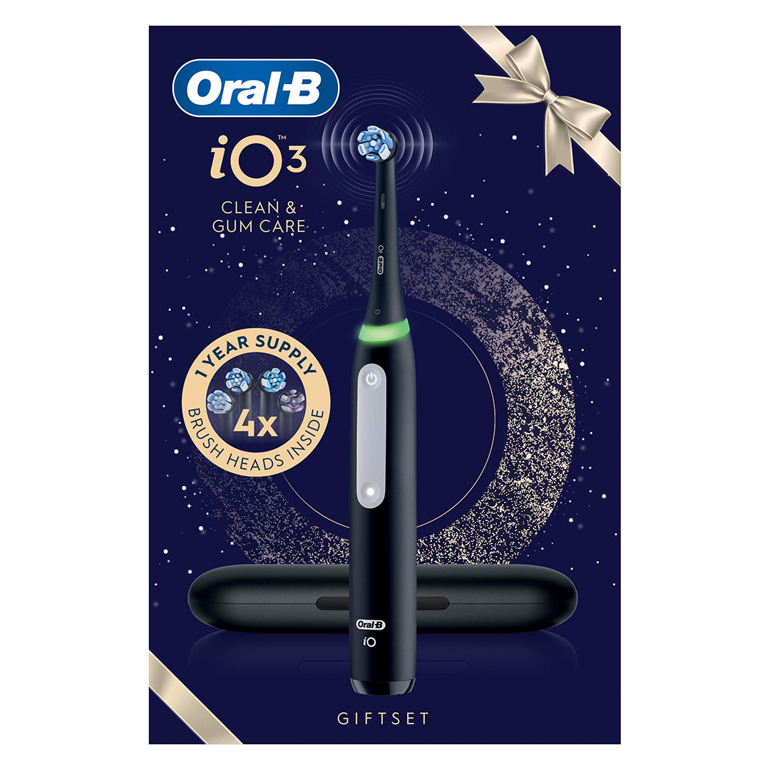 Braun Oral-B iO3, Limited Edition, melna - Elektriskā zobu birste