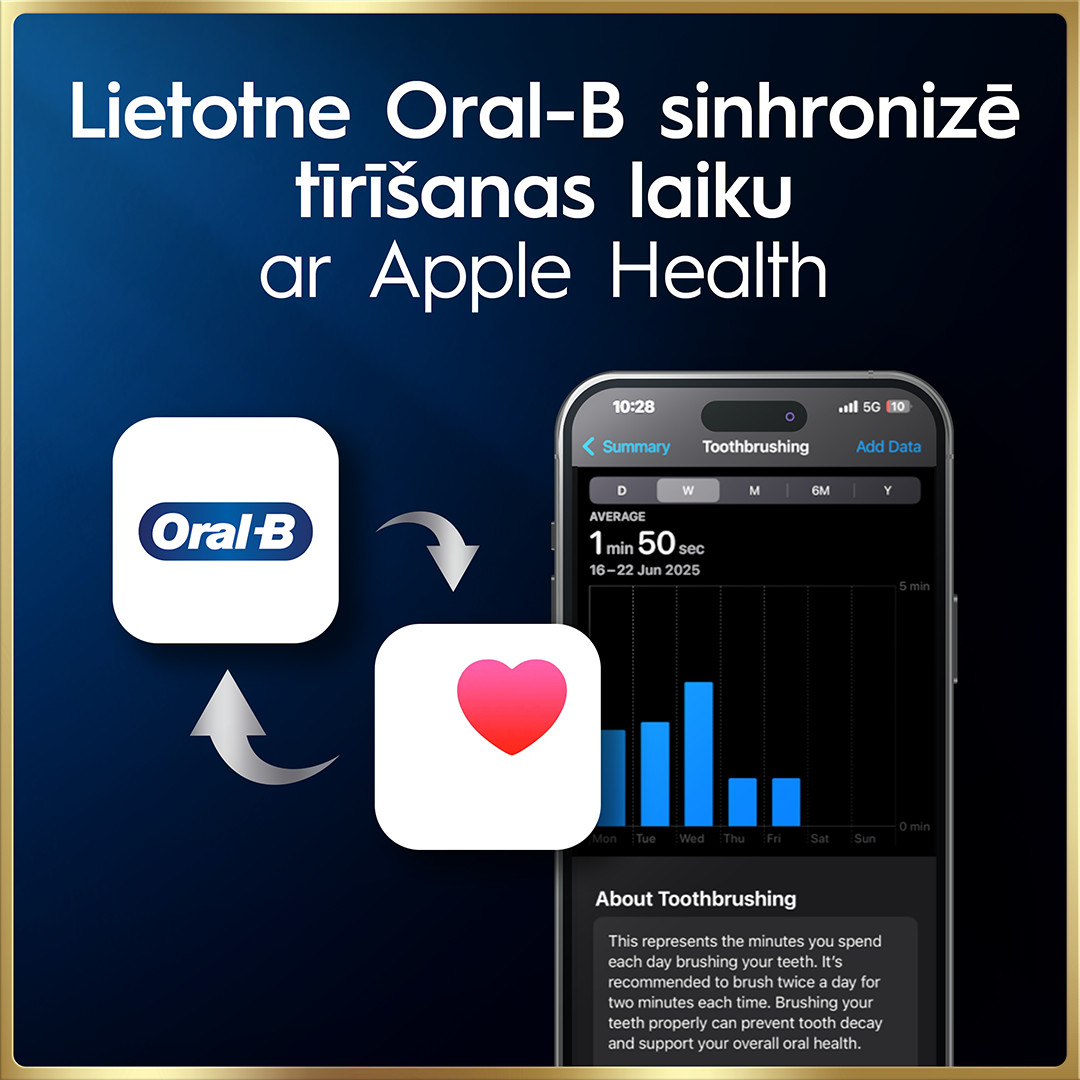 Braun Oral-B iO 9, Lunar Gold, zelta - Elektriskā zobu birste