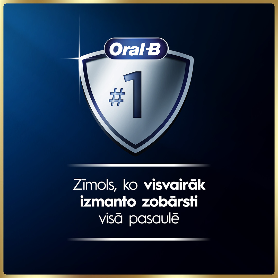 Braun Oral-B iO 9, Lunar Gold, zelta - Elektriskā zobu birste