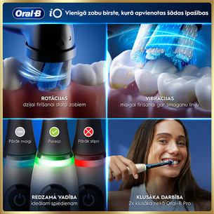 Braun Oral-B iO 9, Lunar Gold, zelta - Elektriskā zobu birste
