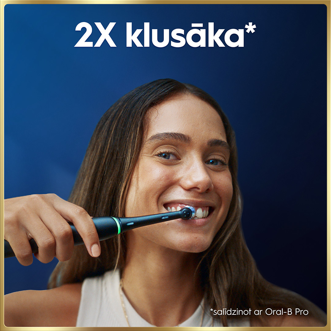 Braun Oral-B iO 9, Lunar Gold, zelta - Elektriskā zobu birste
