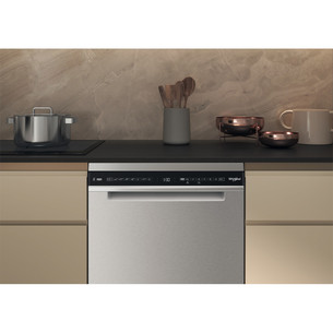Whirlpool, 15 komplekti, nerūsējošā tērauda - Brīvi stāvoša trauku mazgājamā mašīna