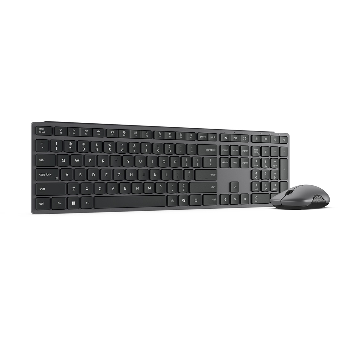 Lenovo 700 Modern Multi-Device Wireless Combo, US, pelēka - Bezvadu klaviatūra ar peli