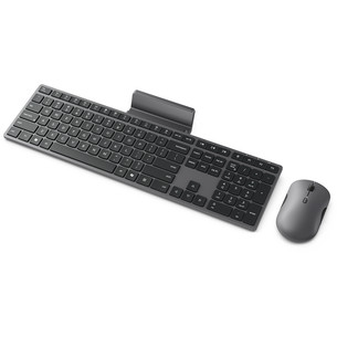 Lenovo 700 Modern Multi-Device Wireless Combo, US, pelēka - Bezvadu klaviatūra ar peli