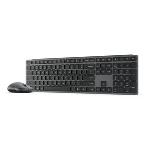 Lenovo 700 Modern Multi-Device Wireless Combo, US, pelēka - Bezvadu klaviatūra ar peli
