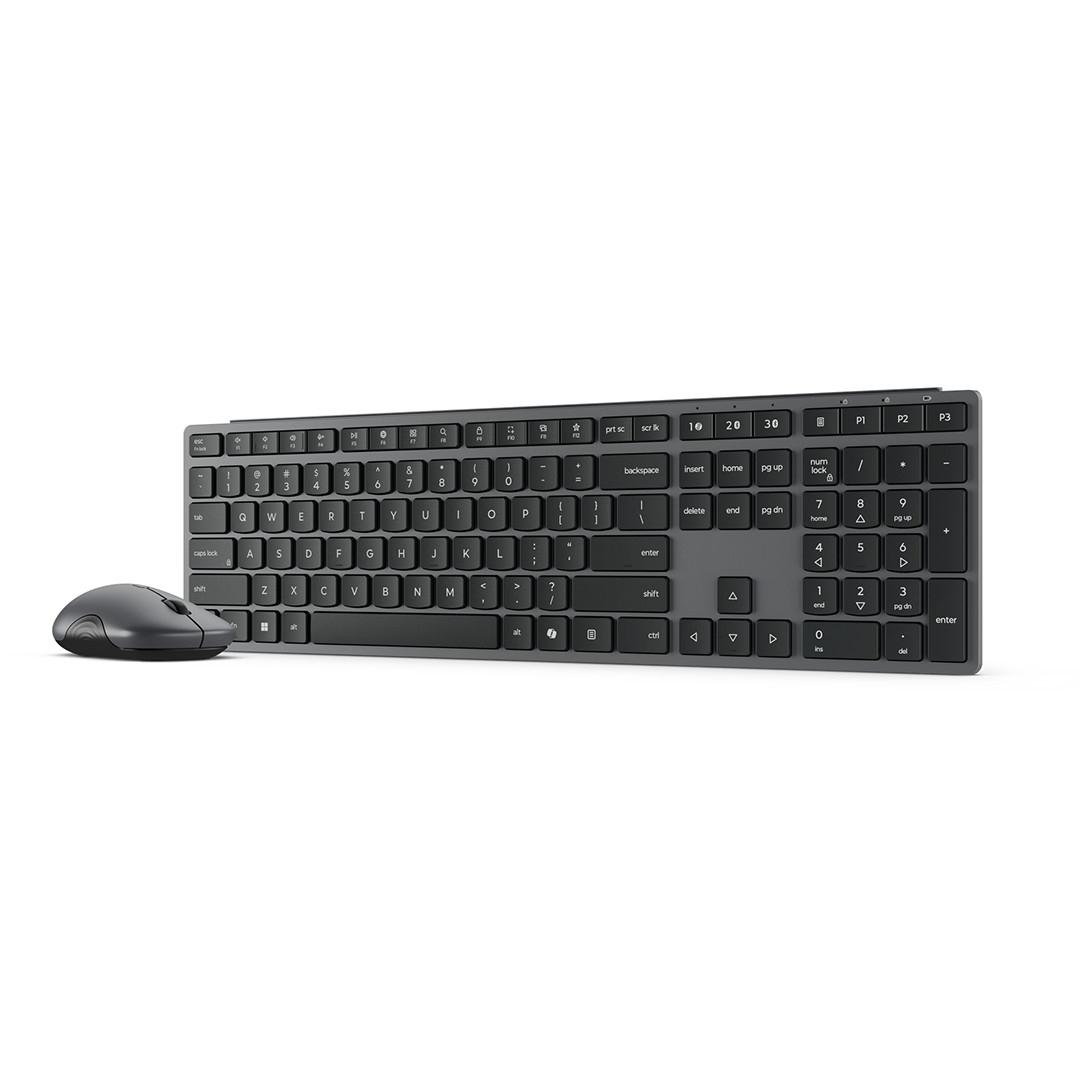 Lenovo 700 Modern Multi-Device Wireless Combo, US, pelēka - Bezvadu klaviatūra ar peli