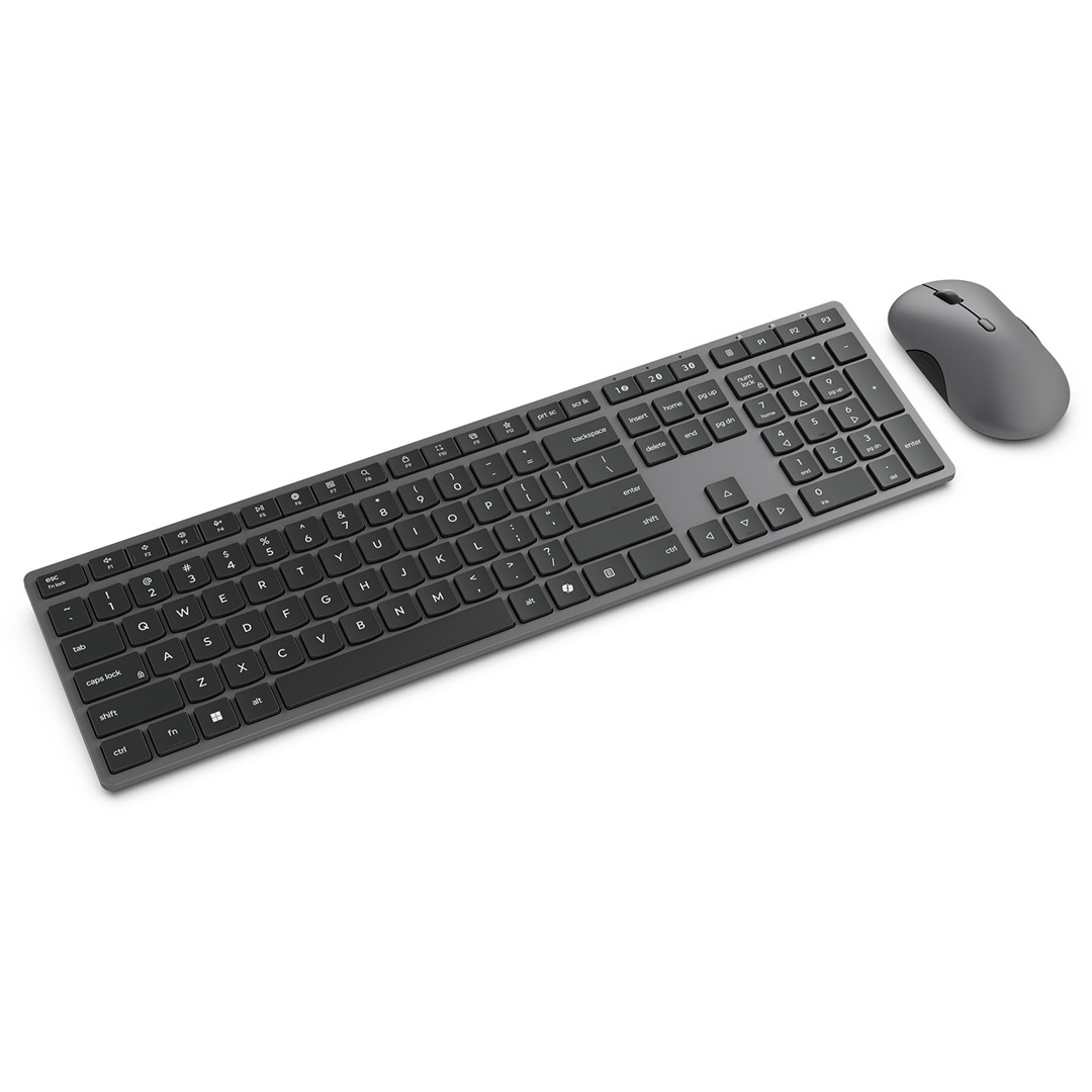 Lenovo 700 Modern Multi-Device Wireless Combo, US, pelēka - Bezvadu klaviatūra ar peli