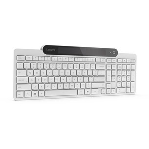 Lenovo 800 Self-Charging Bluetooth Keyboard, US, белый - Беспроводная клавиатура