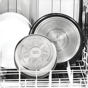 Tefal Ingenio Cook Eat, 8 priekšmeti, nerūsējošā tērauda - Katlu un pannu komplekts ar vākiem + noņemams rokturis