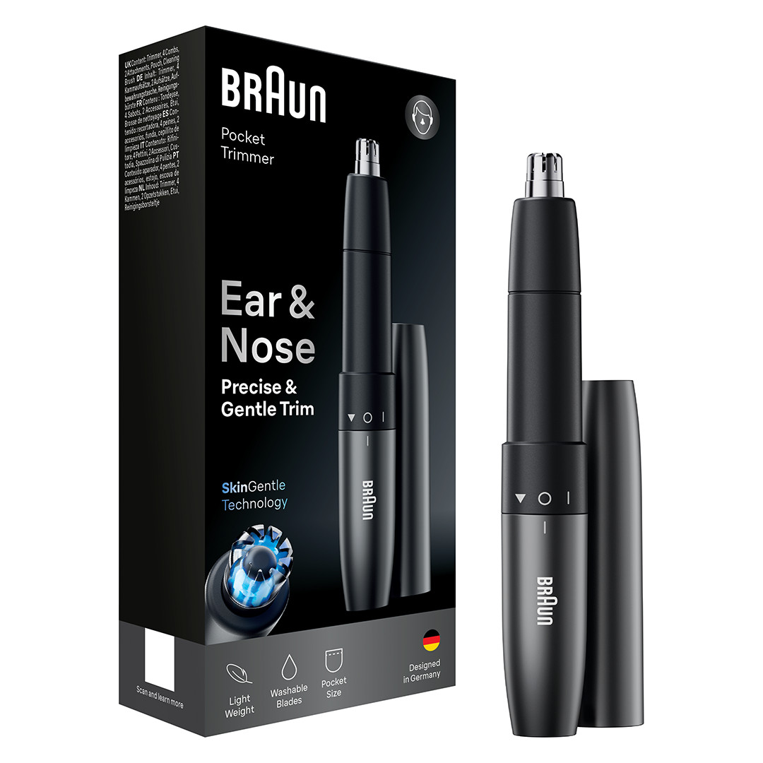 Braun, black - Pocket trimmer