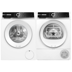 Bosch, Series 6, 11 kg + 9 kg - Veļas mazgājamā mašīna + veļas žāvētājs WGN264AWDN+WQN246DWD