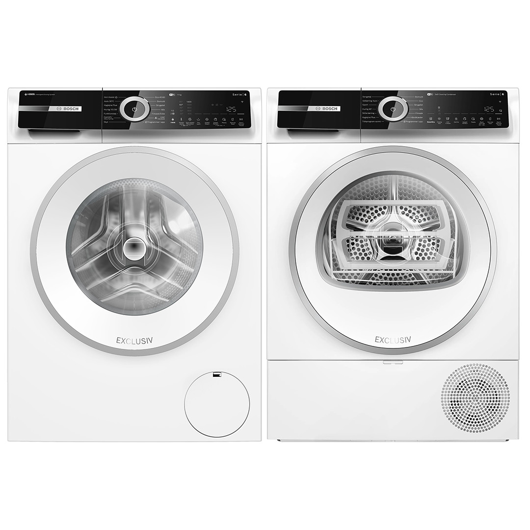 Bosch, Series 6, 11 kg + 9 kg - Veļas mazgājamā mašīna + veļas žāvētājs