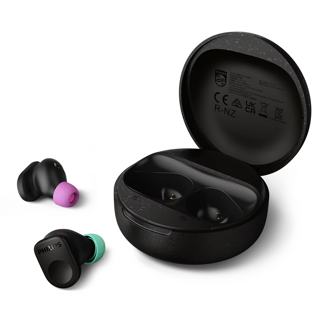 Philips The Buds TAMS3, melna - Bezvadu austiņas