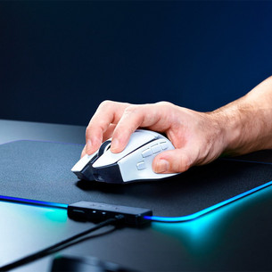 Razer Basilisk V4 HyperSpeed, balta - Bezvadu datorpele