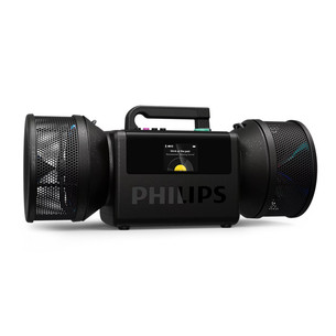 Philips The Tube, melna - Portatīvais bezvadu skaļrunis