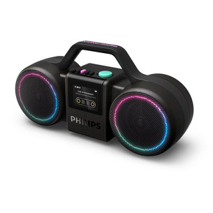 Philips The Roller, melna - Portatīvais bezvadu skaļrunis