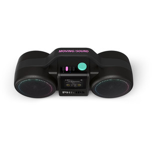 Philips The Roller, melna - Portatīvais bezvadu skaļrunis