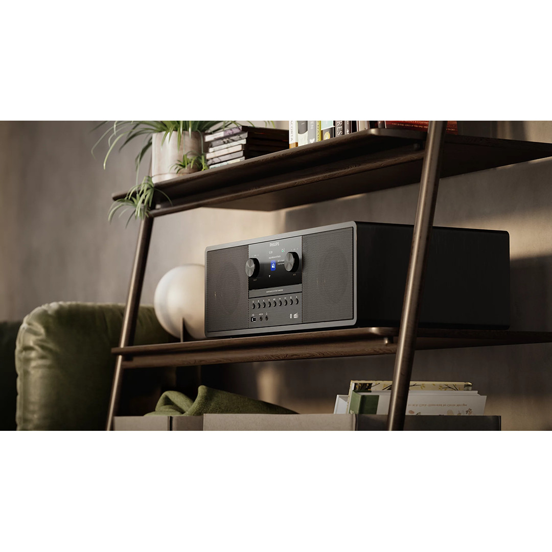 Philips TAM6805M2 Micro Music System, 2.0, melna - Mūzikas sistēma