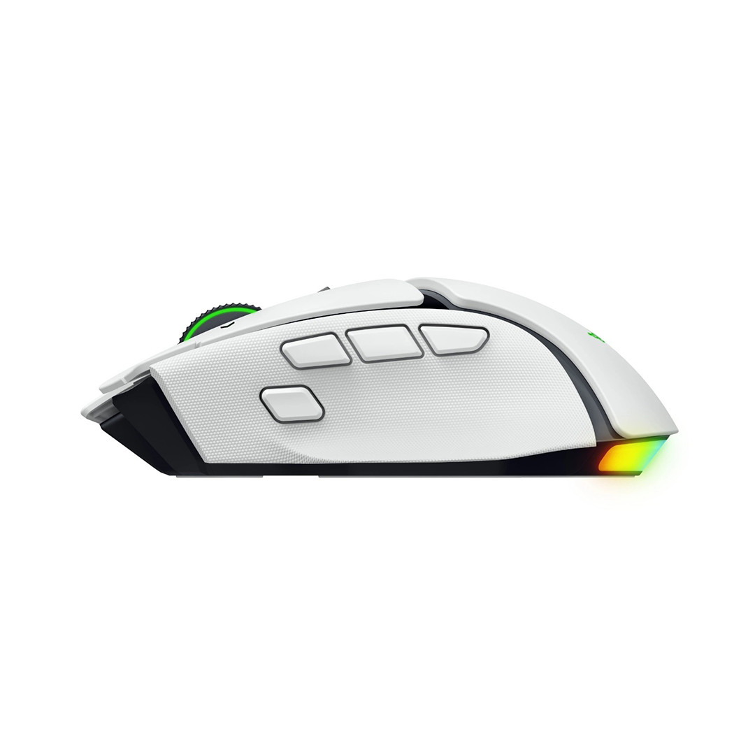 Razer Basilisk V4 Pro, balta - Bezvadu datorpele