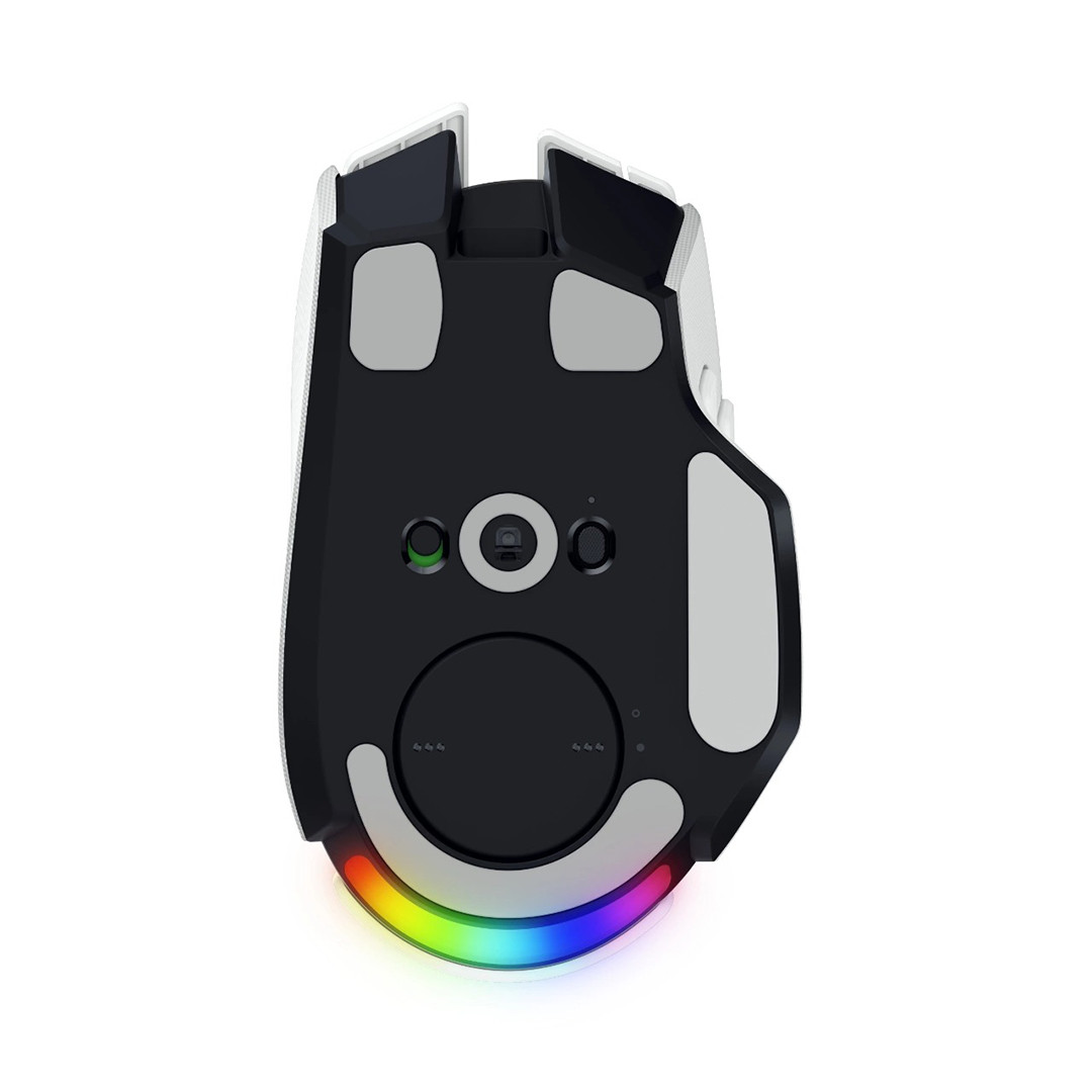 Razer Basilisk V4 Pro, balta - Bezvadu datorpele