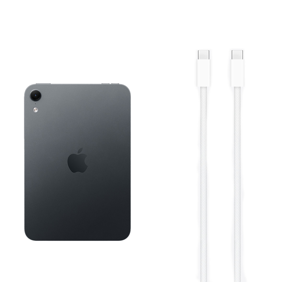 Apple iPad Mini (A20 Pro), 128 GB, Wi-Fi, melna - Planšetdators