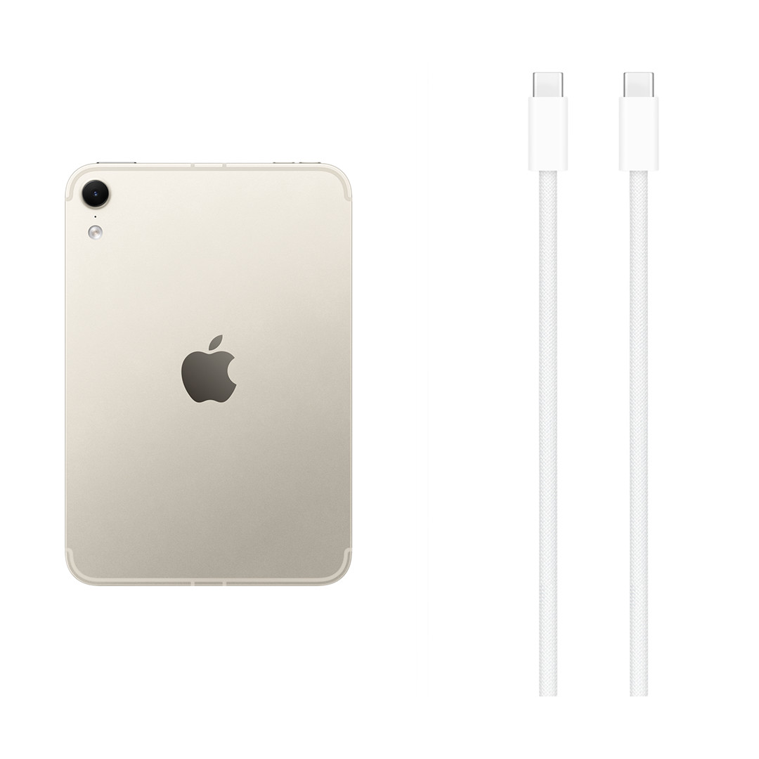 Apple iPad Mini (A20 Pro), 128 GB, WiFi + 5G, starlight - Tablet