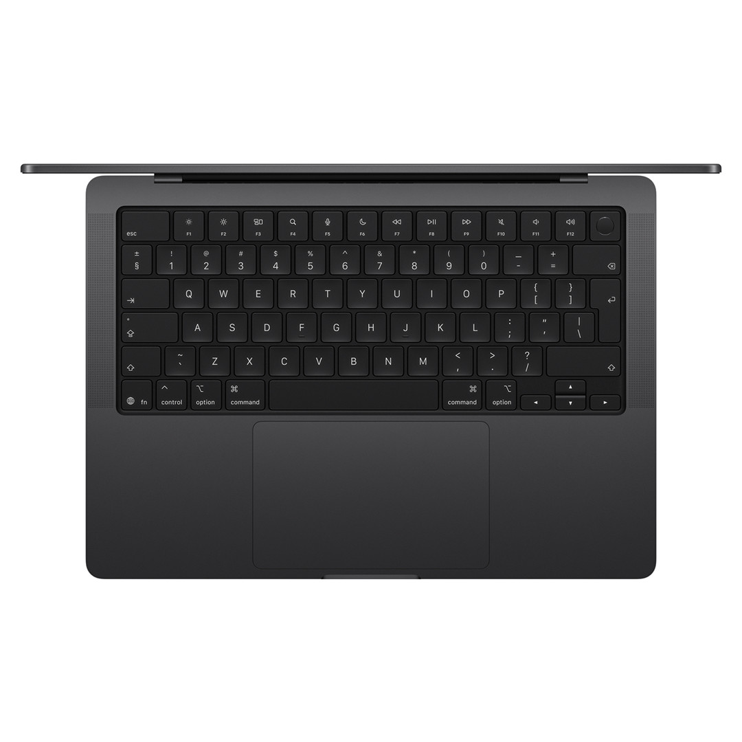Apple MacBook Pro 14 (2026), M6, 12C/12C, 32 GB, 1 TB, SWE, melna - Portatīvais dators