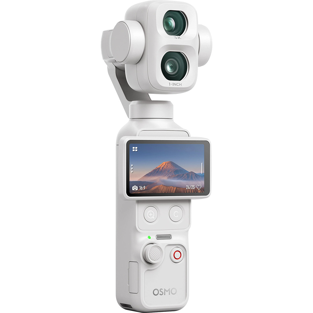 DJI Osmo Pocket 4P Standard Combo, balta - Kamera ar stabilizatoru