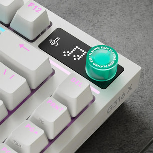 Logitech G316 X 75, tactile, SWE, balta - Klaviatūra