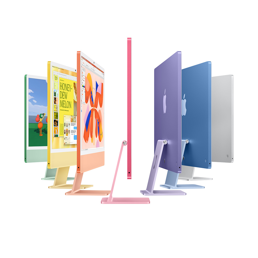 Apple iMac 24" (2026), M6 10C/10C, 16 GB, 256 GB, RUS, sudraba - Dators
