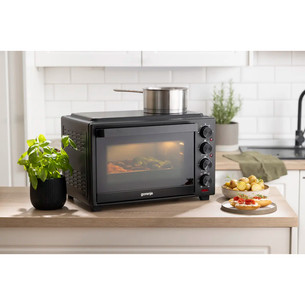 Gorenje, 38 L, 3500 W, melna - Mini krāsniņa