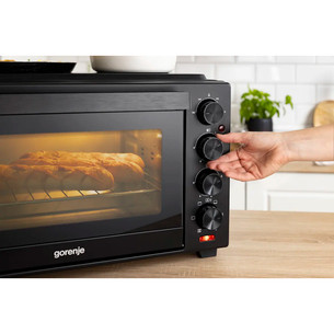 Gorenje, 38 L, 3500 W, melna - Mini krāsniņa