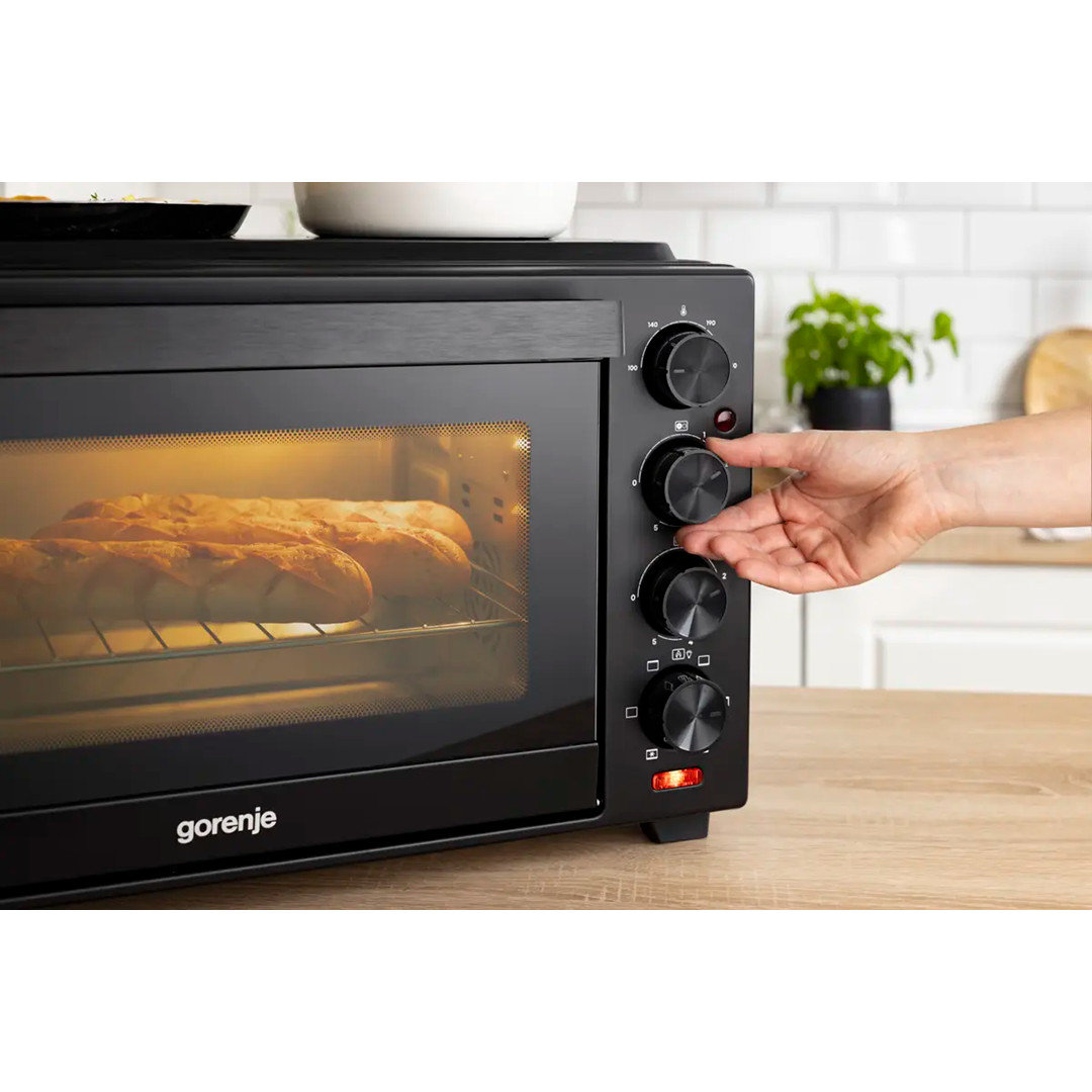 Gorenje, 38 L, 3500 W, melna - Mini krāsniņa