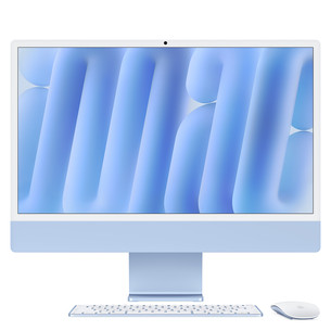 Apple iMac 24" (2026), M6 12C/12C, 16 GB, 256 GB, ENG, zila - Dators MH1H4ZE/A