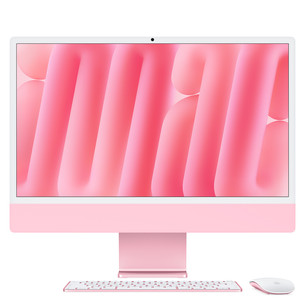 Apple iMac 24" (2026), M6 12C/12C, 24 GB, 512 GB, RUS, rozā - Dators MH1R4RU/A