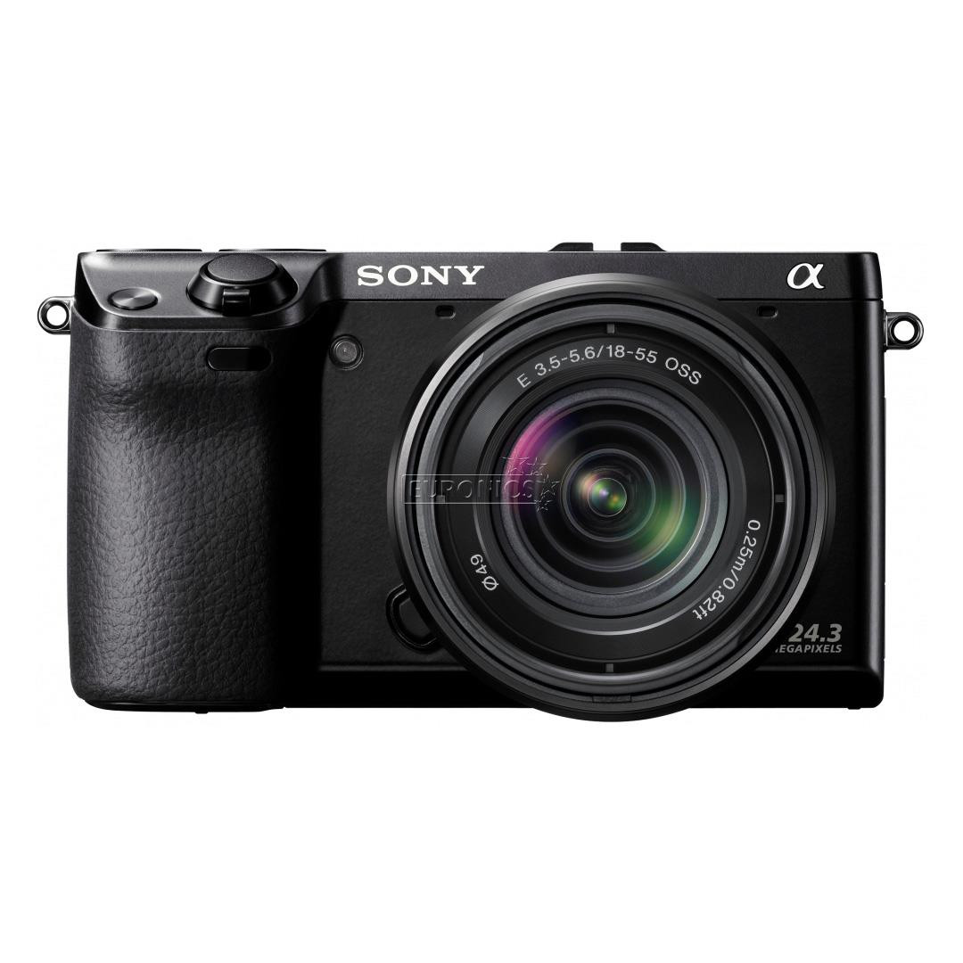 Digitālais fotoaparāts NEX-7 ar 18-55 mm objektīvu, Sony