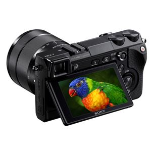 Digitālais fotoaparāts NEX-7 ar 18-55 mm objektīvu, Sony